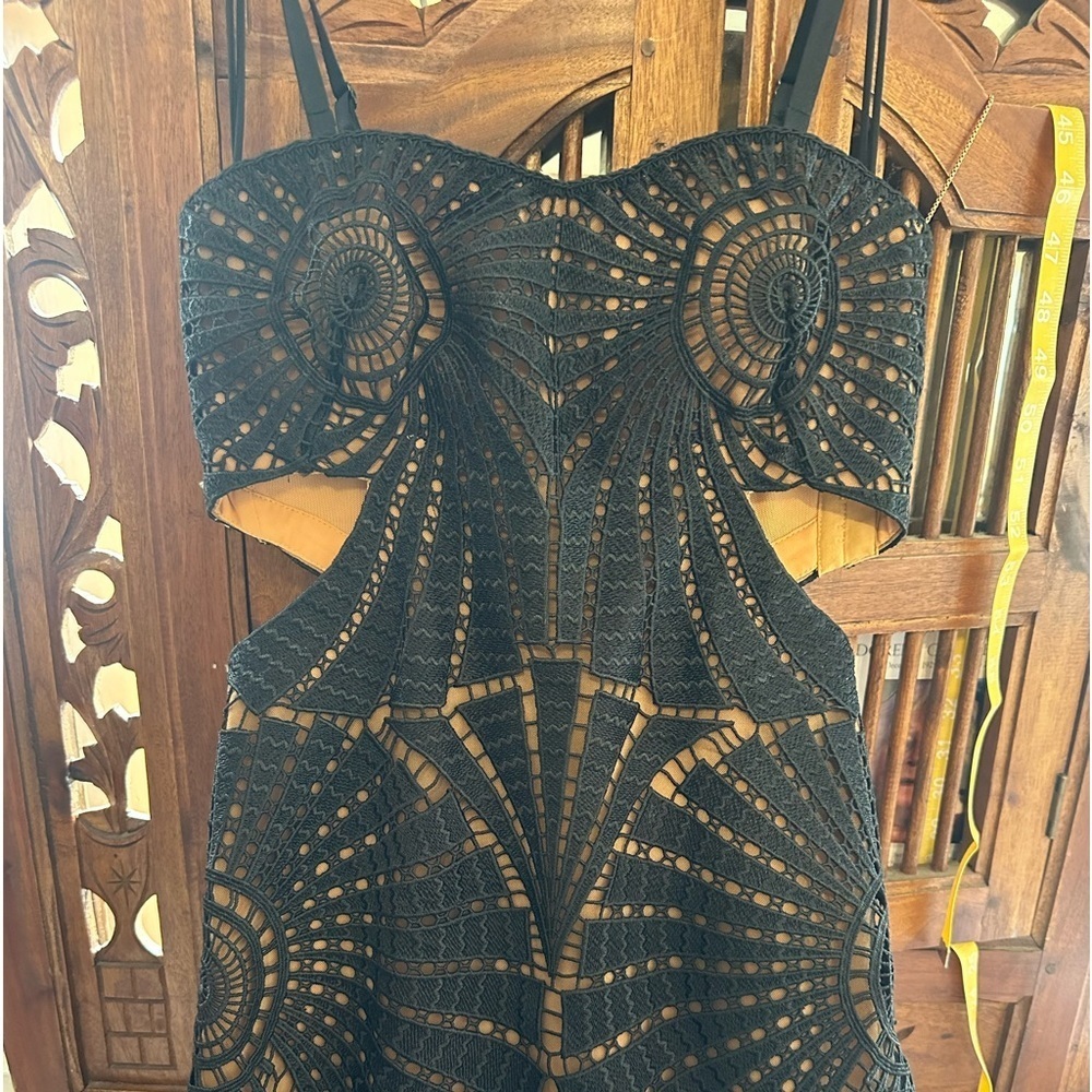 Jonathan Simkhai Black Lace Midi Dress